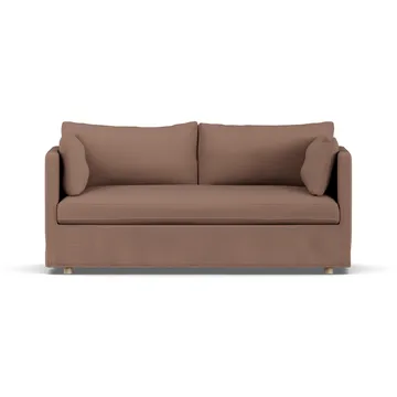 Linnevik soffa - Same Rust 6675-vitoljad ek, 2-sits, med kappa - 1898