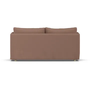 Linnevik soffa - Same Rust 6675-vitoljad ek, 2-sits, med kappa - 1898