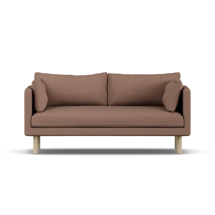 Linnevik soffa - Same Rust 6675-vitoljad ek, 2-sits - 1898