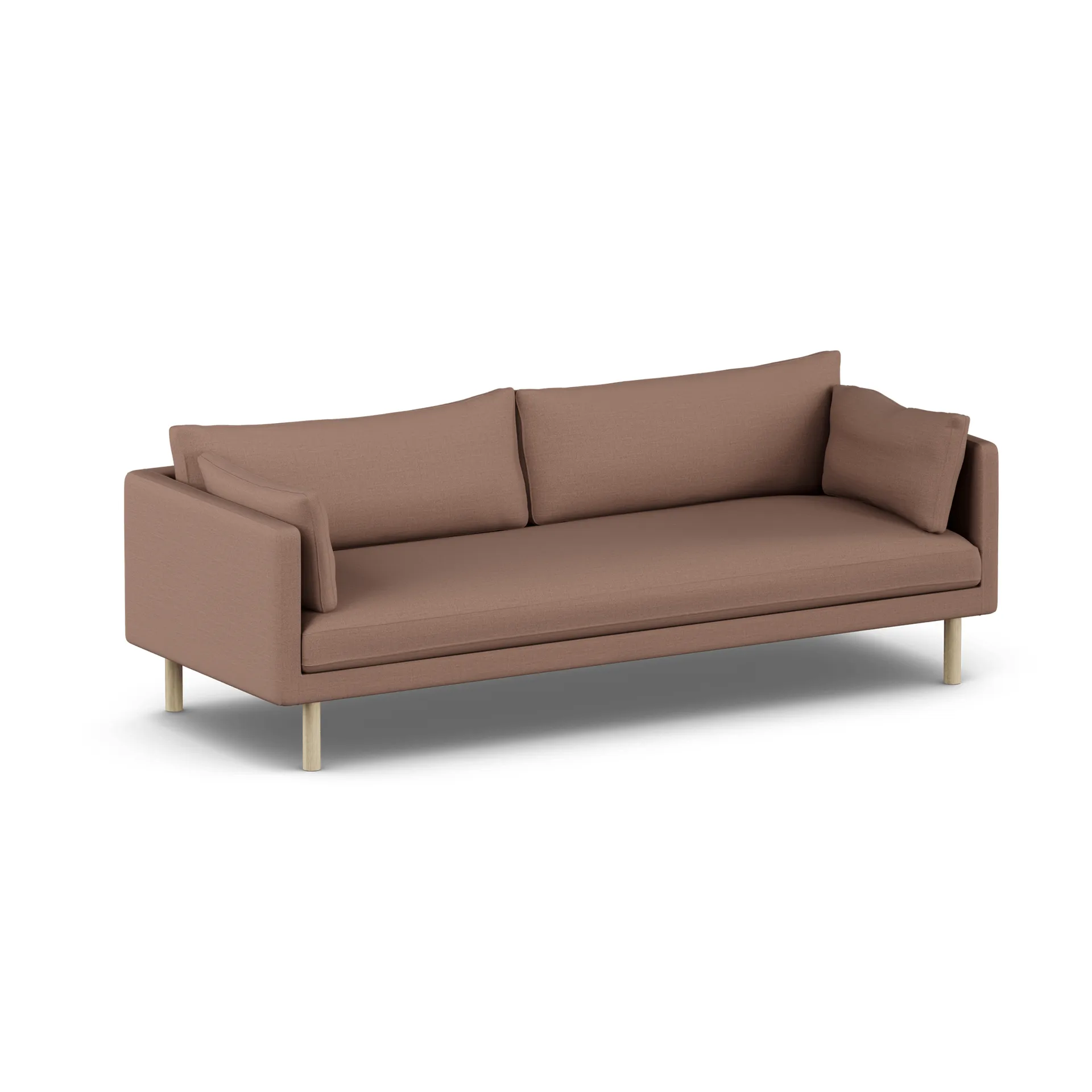 Linnevik soffa, Same Rust 6675-vitoljad ek, 4-sits, utan kappa 1898
