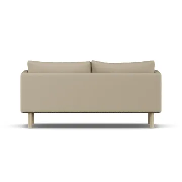 Linnevik soffa - Same Sand 6672-vitoljad ek, 2-sits, utan kappa - 1898