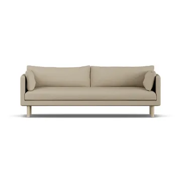 Linnevik soffa - Same Sand 6672-vitoljad ek, 4-sits, utan kappa - 1898