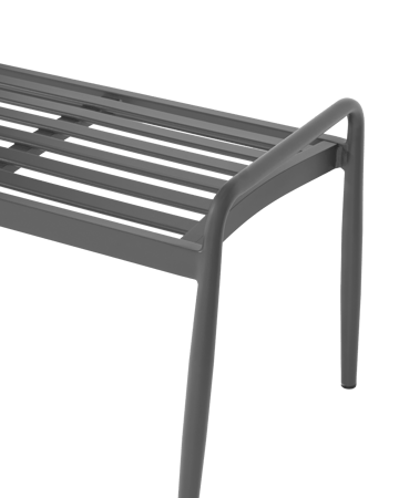 Messina bänk 51x124 cm - Anthracite - 1898