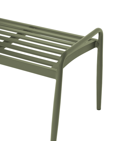 Messina bänk 51x124 cm - Moss green - 1898
