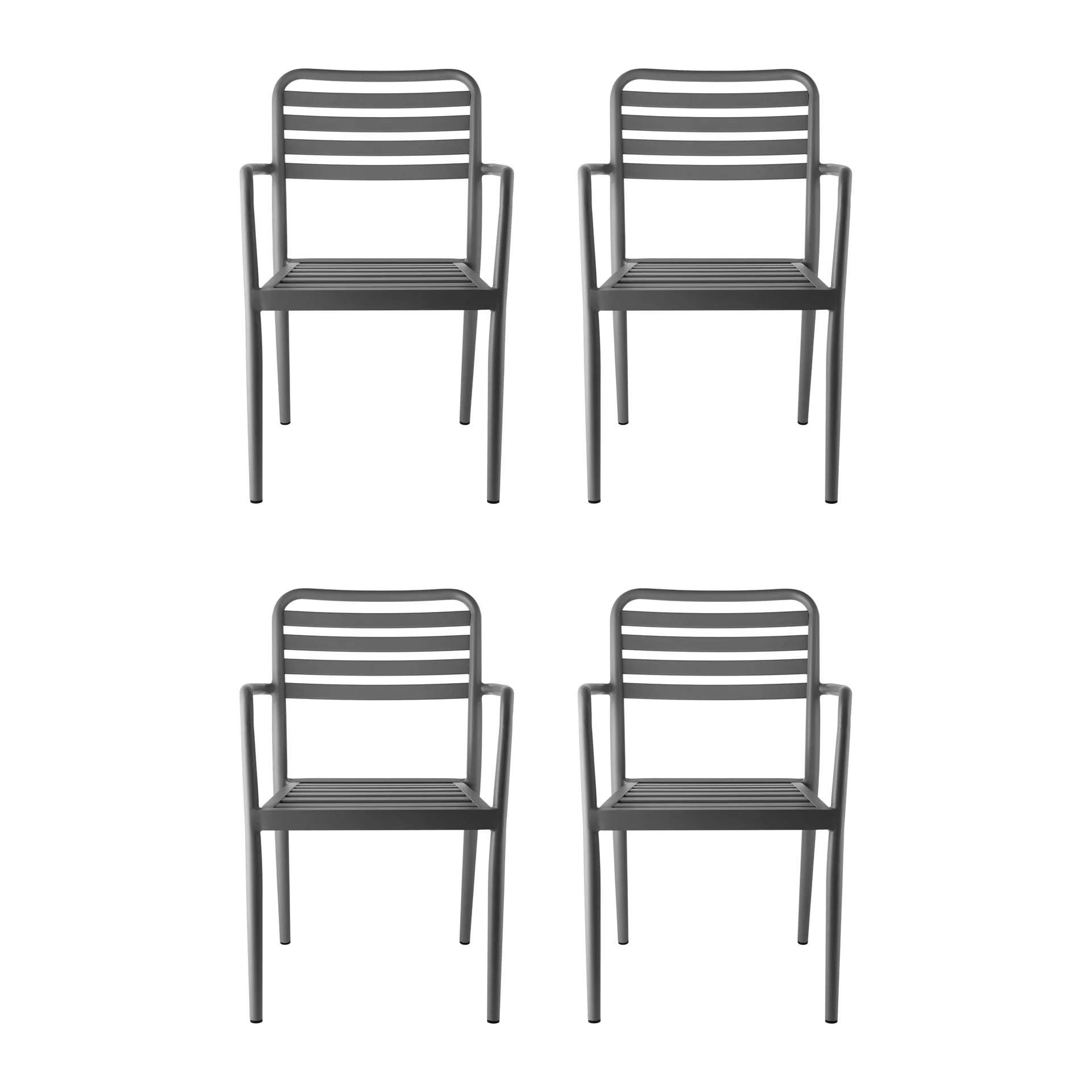 Messina karmstol, Anthracite, 4-pack 1898