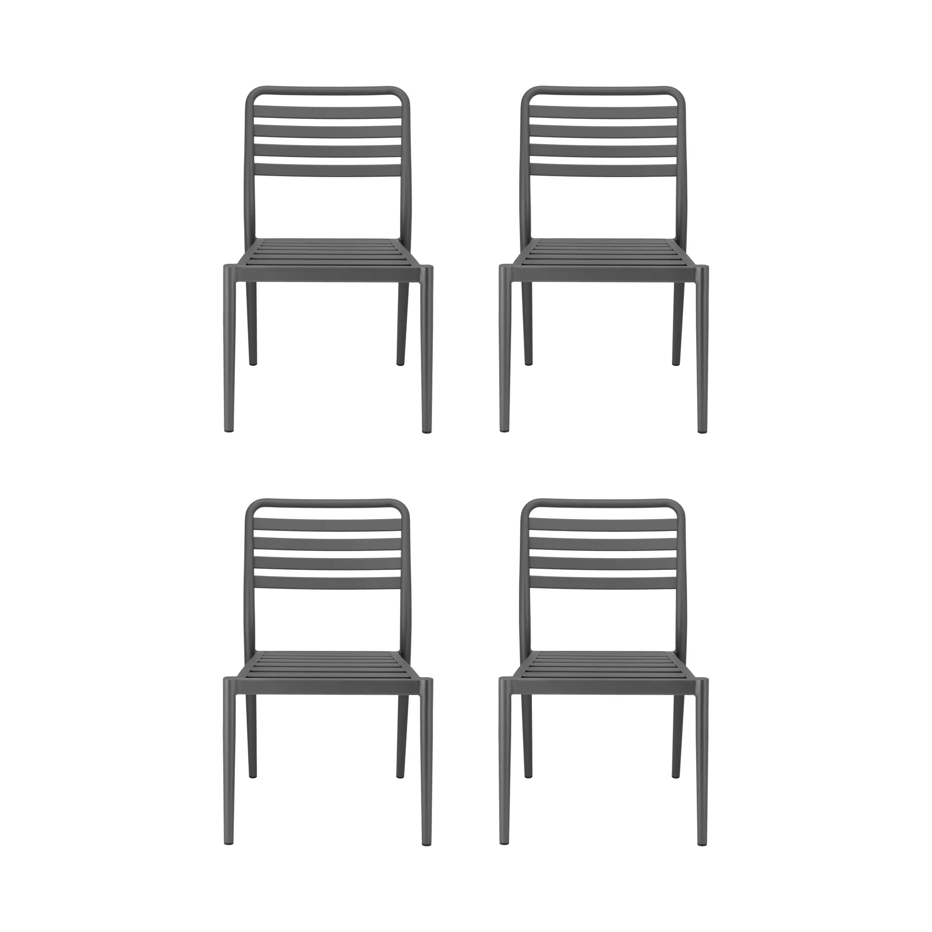 Messina stol, Anthracite, 4-pack,  1898