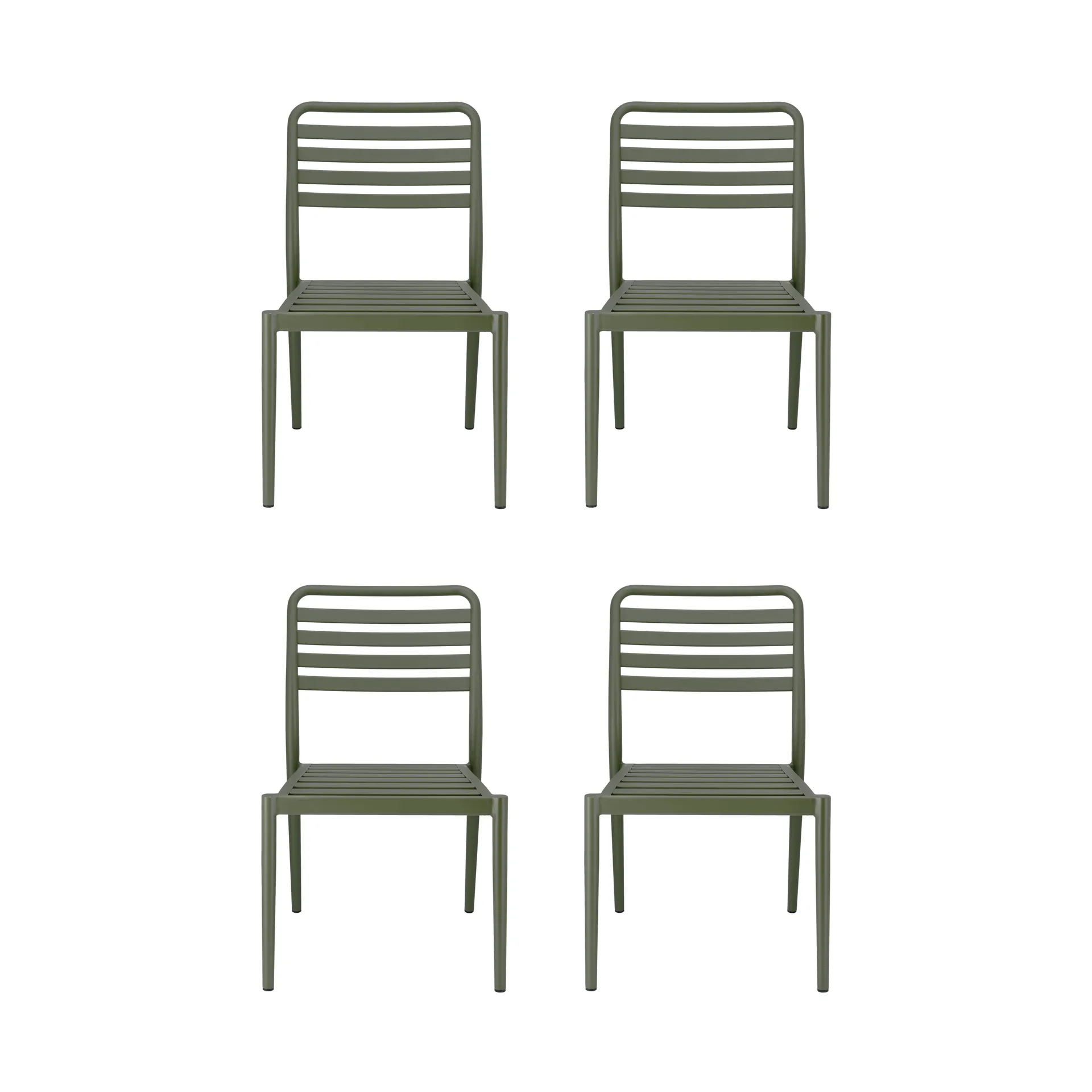 Messina stol, Moss green, 4-pack,  1898