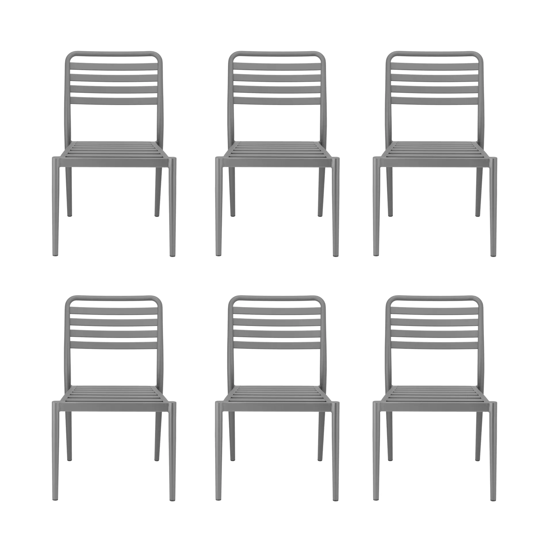 Messina stol, Taupe, 6-pack,  1898