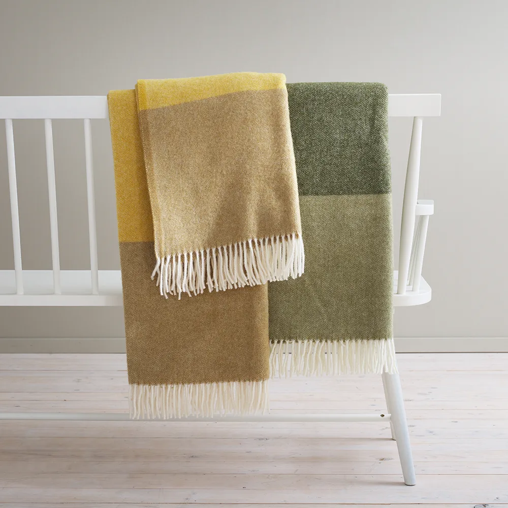 Mosse pläd, gul 1898