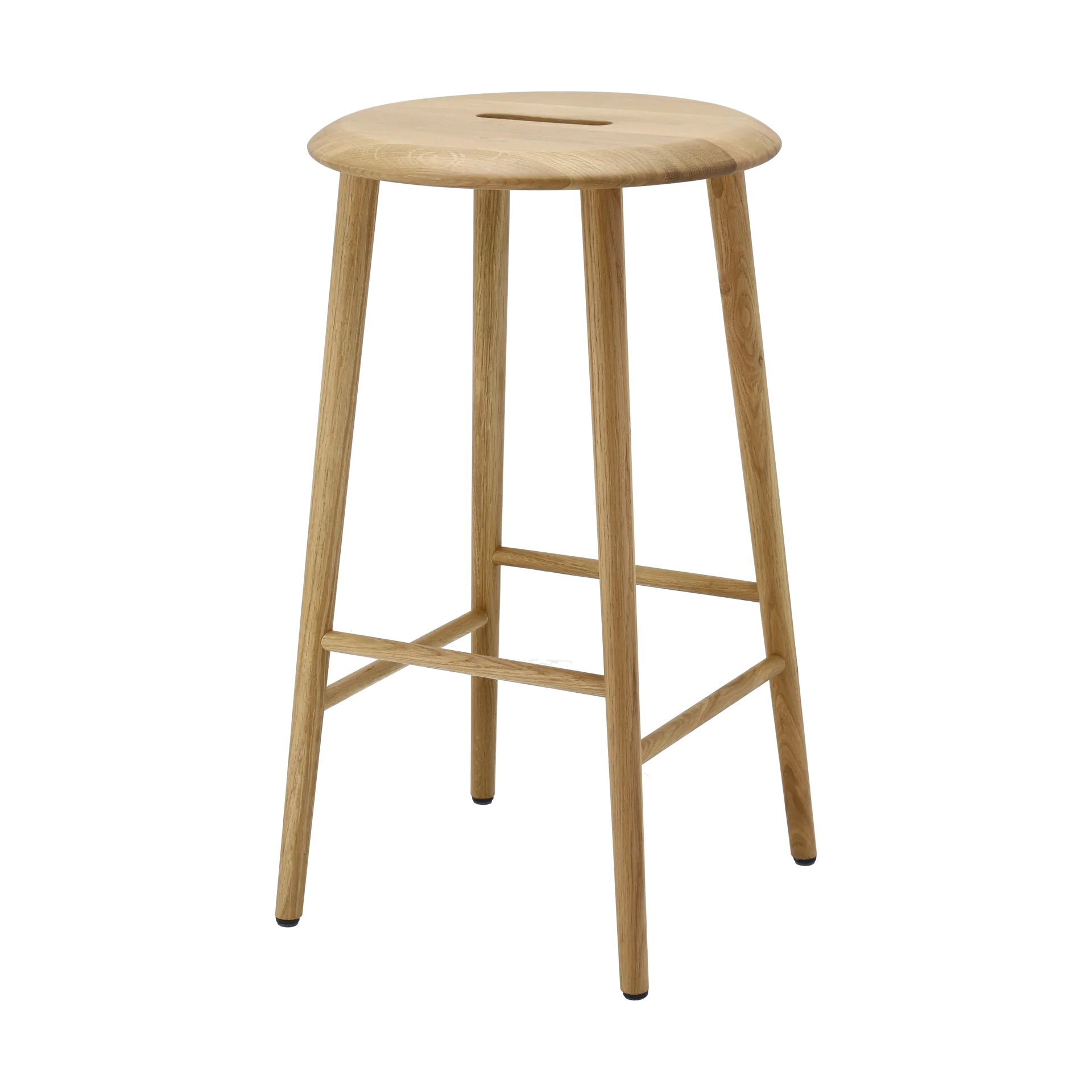 Norrabo barpall 65 cm, Naturlackad ek 1898