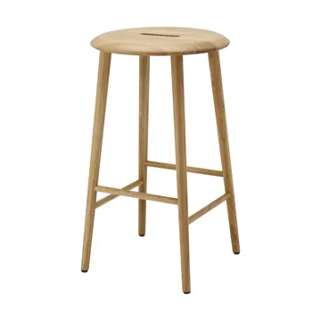 Norrabo rund barpall 65 cm - Naturlackad ek - 1898