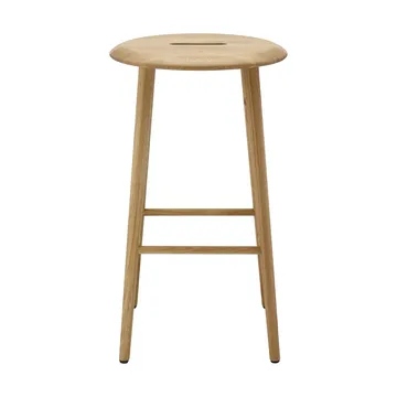 Norrabo rund barpall 65 cm - Naturlackad ek - 1898