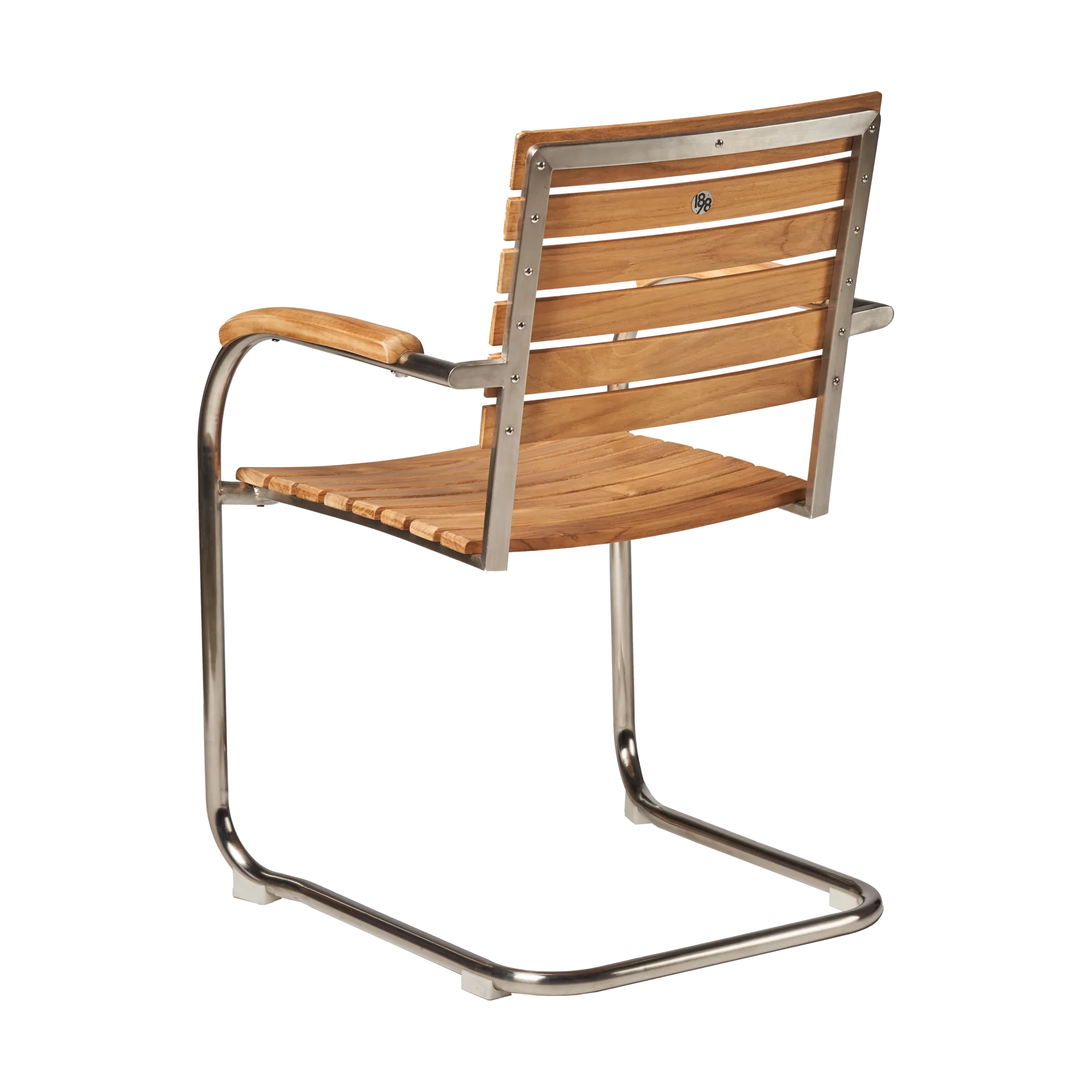 Rörvik matstol, Teak-rostfritt stål 1898