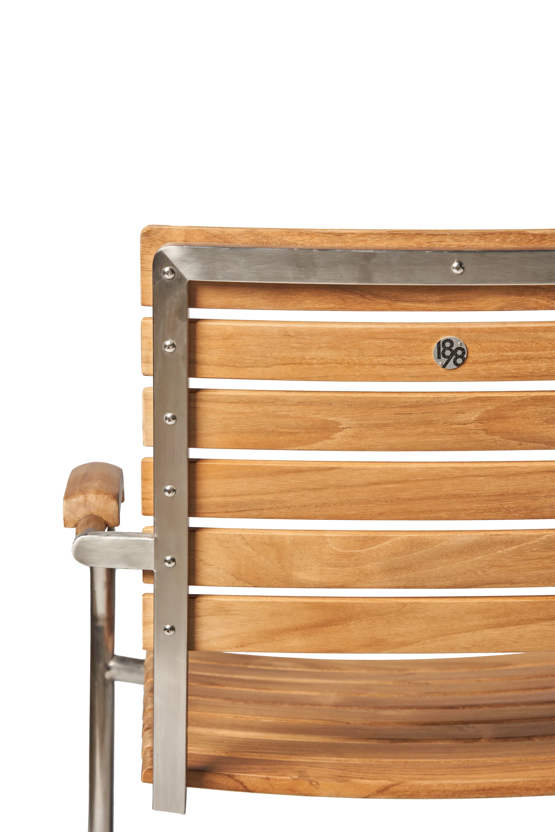 Rörvik matstol, Teak-rostfritt stål 1898