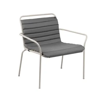 Sagoliden loungefåtöljdyna - tyg antracit/sand, vändbar - 1898