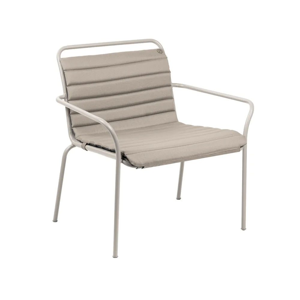 Sagoliden loungefåtöljdyna, tyg antracit/sand, vändbar 1898