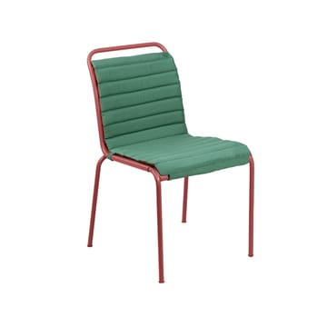 Sagoliden stolsdyna - tyg red/green, vändbar - 1898