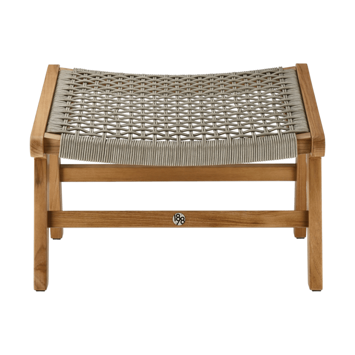 Sandvik fotpall, Teak 1898