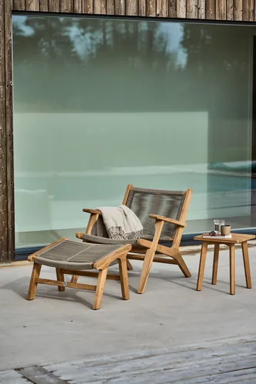 Sandvik fotpall - Teak - 1898