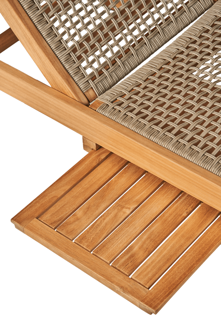 Sandvik solsäng, Teak 1898
