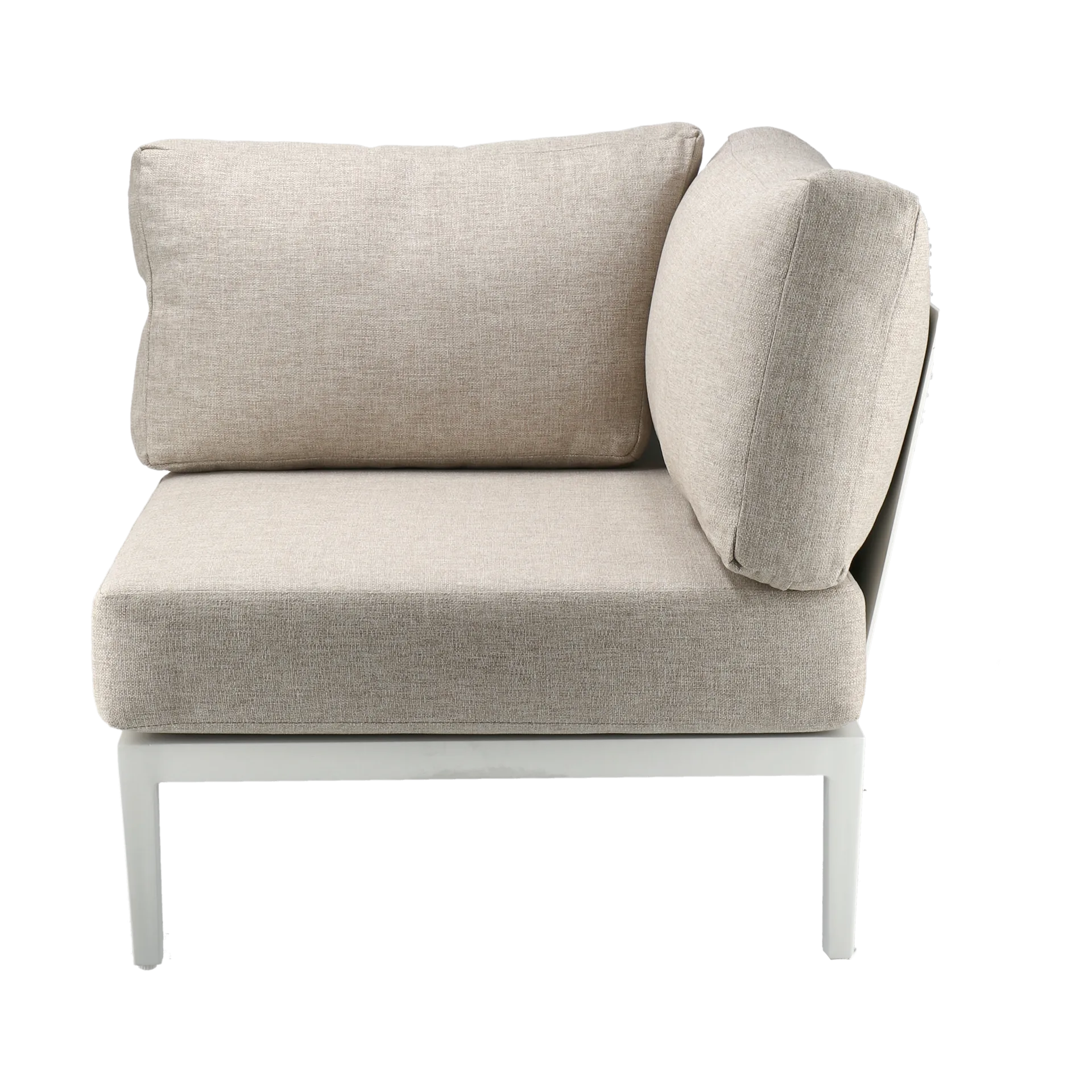 Santander modulsoffa hörnmodul, Vit-beige 1898