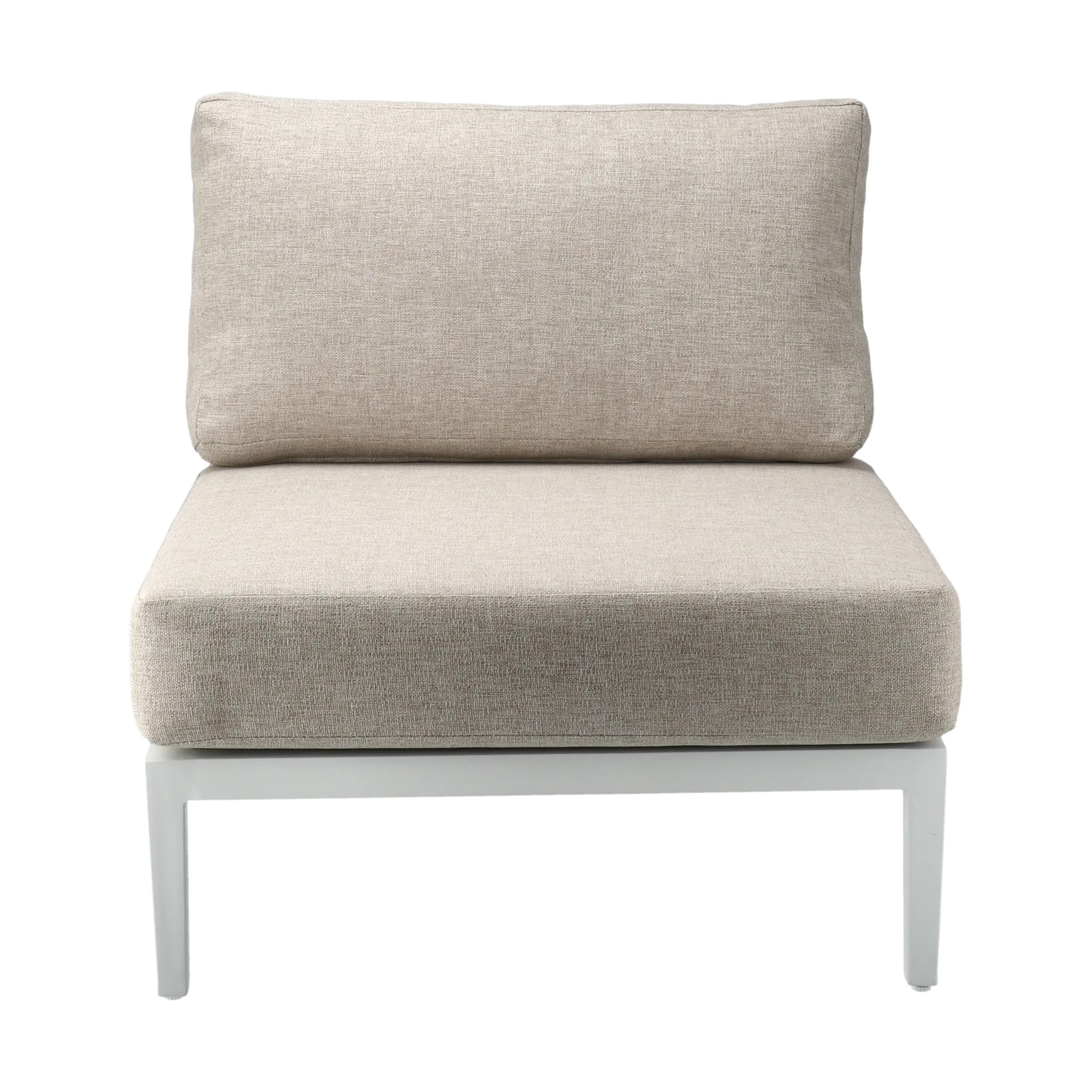 Santander modulsoffa mittmodul, Vit-beige 1898