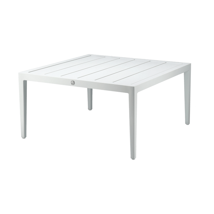 Santander soffbord 78x78x40 cm, Vit aluminium 1898