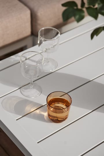Santander soffbord 78x78x40 cm - Vit aluminium - 1898