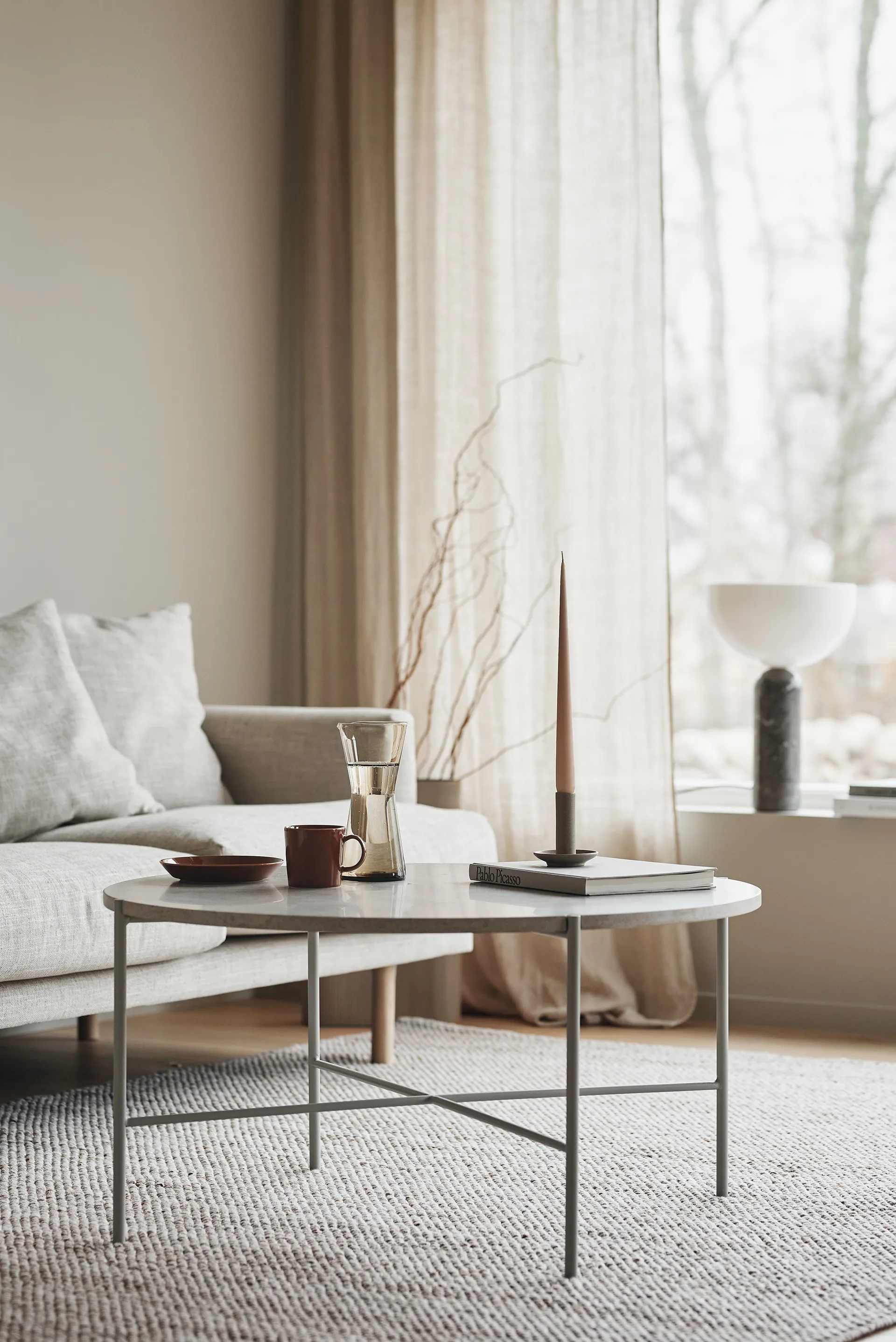 Sjövik 3,5-sits soffa, Bern 0341 Beige-vitoljad ek, 3,5-sits 1898