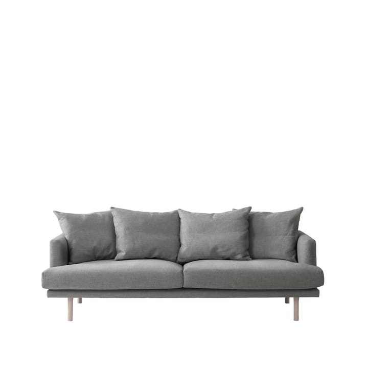 Sjövik soffa 3-sits - Bern0349 dark grey-vitoljad ek - 1898