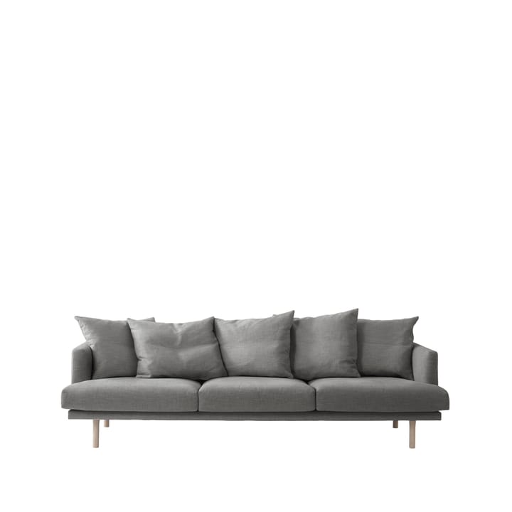 Sjövik soffa 3,5-sits - Bern 0349 dark grey-vitoljade ekben - 1898