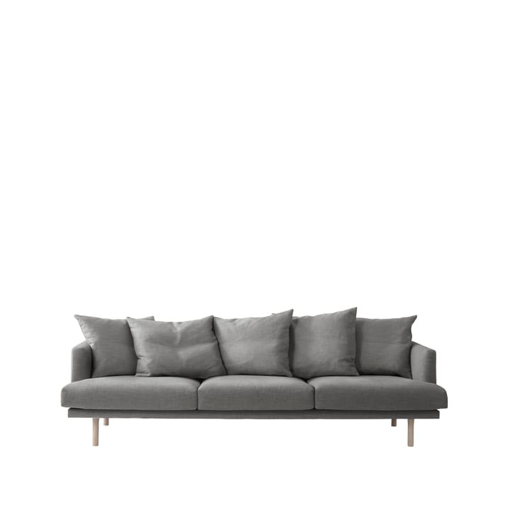 Sjövik soffa 3,5-sits - Bern0349 dark grey-vitoljad ek - 1898