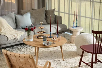 Sjövik soffa - Bern beige 0341-vitoljad ek, 3-sits - 1898