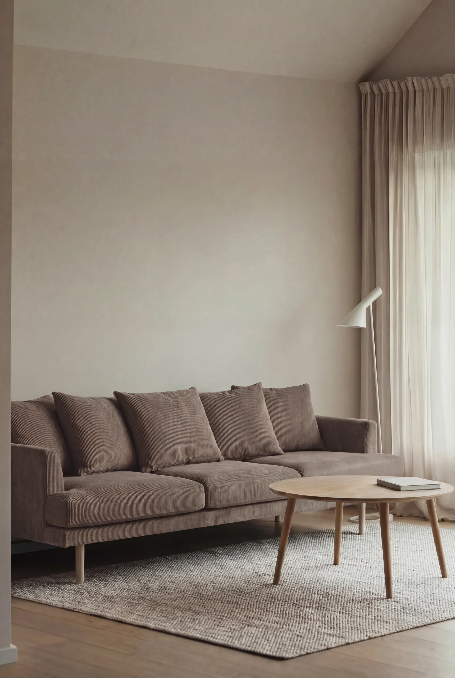 Sjövik soffa, Jump Brown 1955-vitoljad ek, 3,5-sits 1898