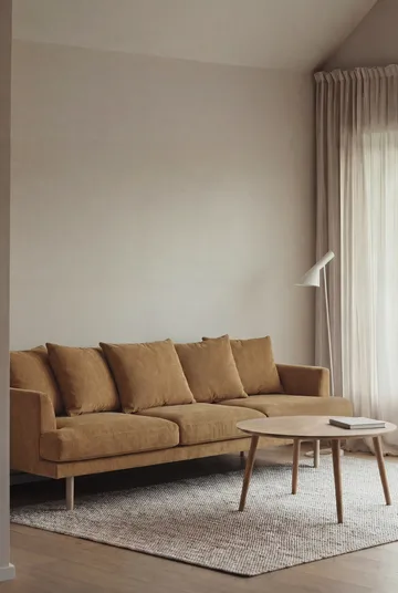 Sjövik soffa - Jump Honey 1959-vitoljad ek, 3,5-sits - 1898