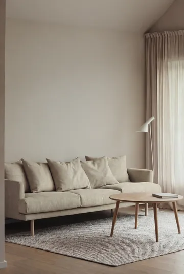 Sjövik soffa - Luiza Beige 3981-vitoljad ek, 3,5-sits - 1898