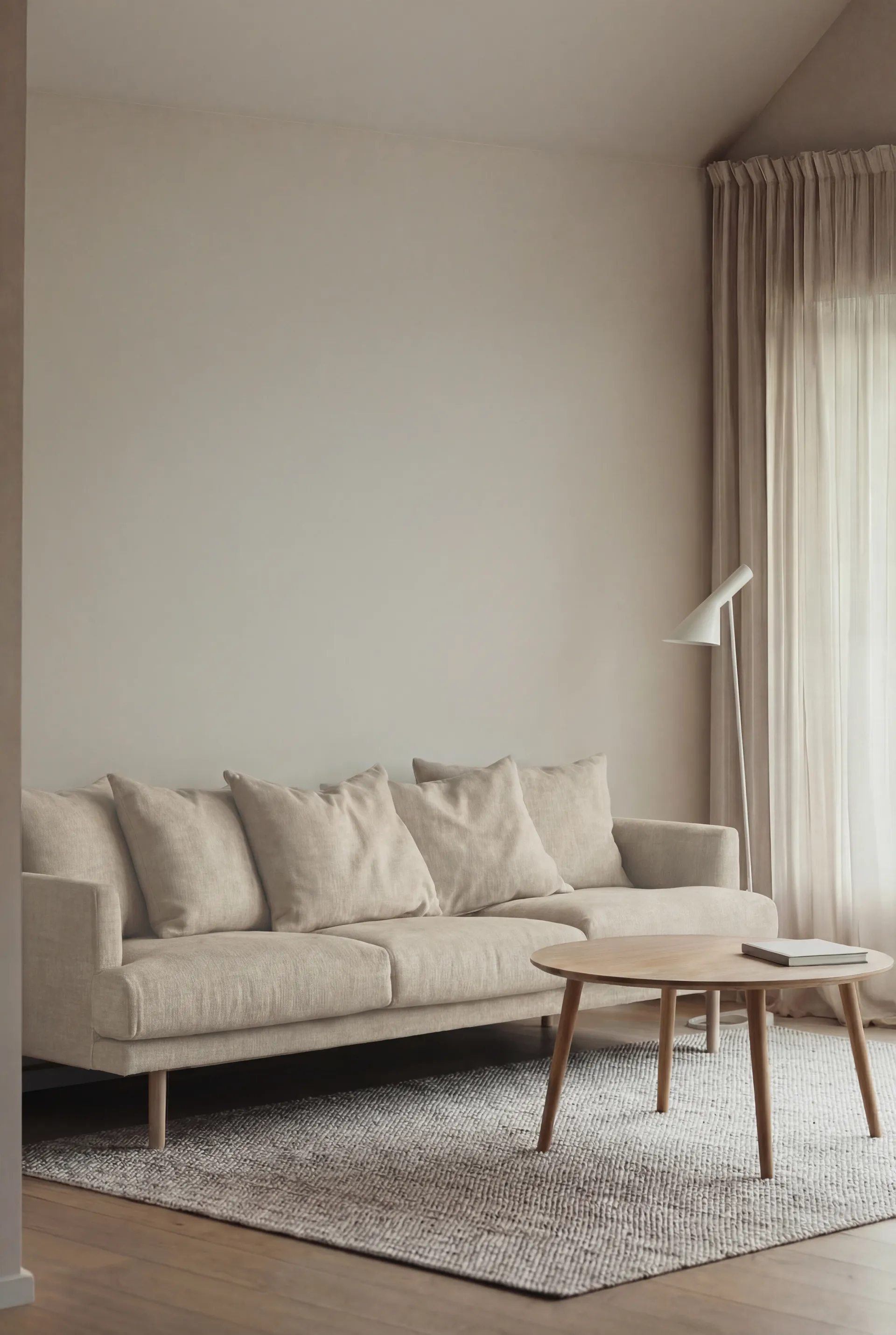 Sjövik soffa, Same Beige 6670-vitoljad ek, 3,5-sits 1898