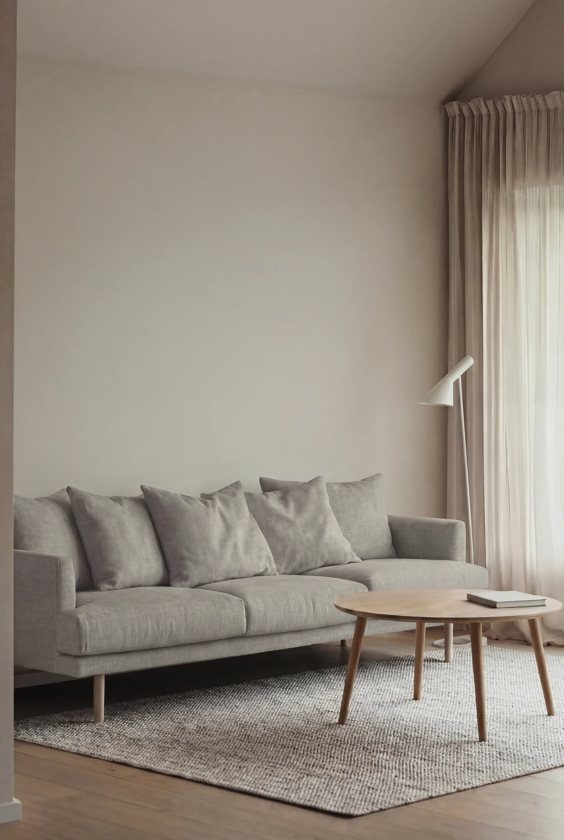 Sjövik soffa, Same Grey 6673-vitoljad ek, 3,5-sits 1898