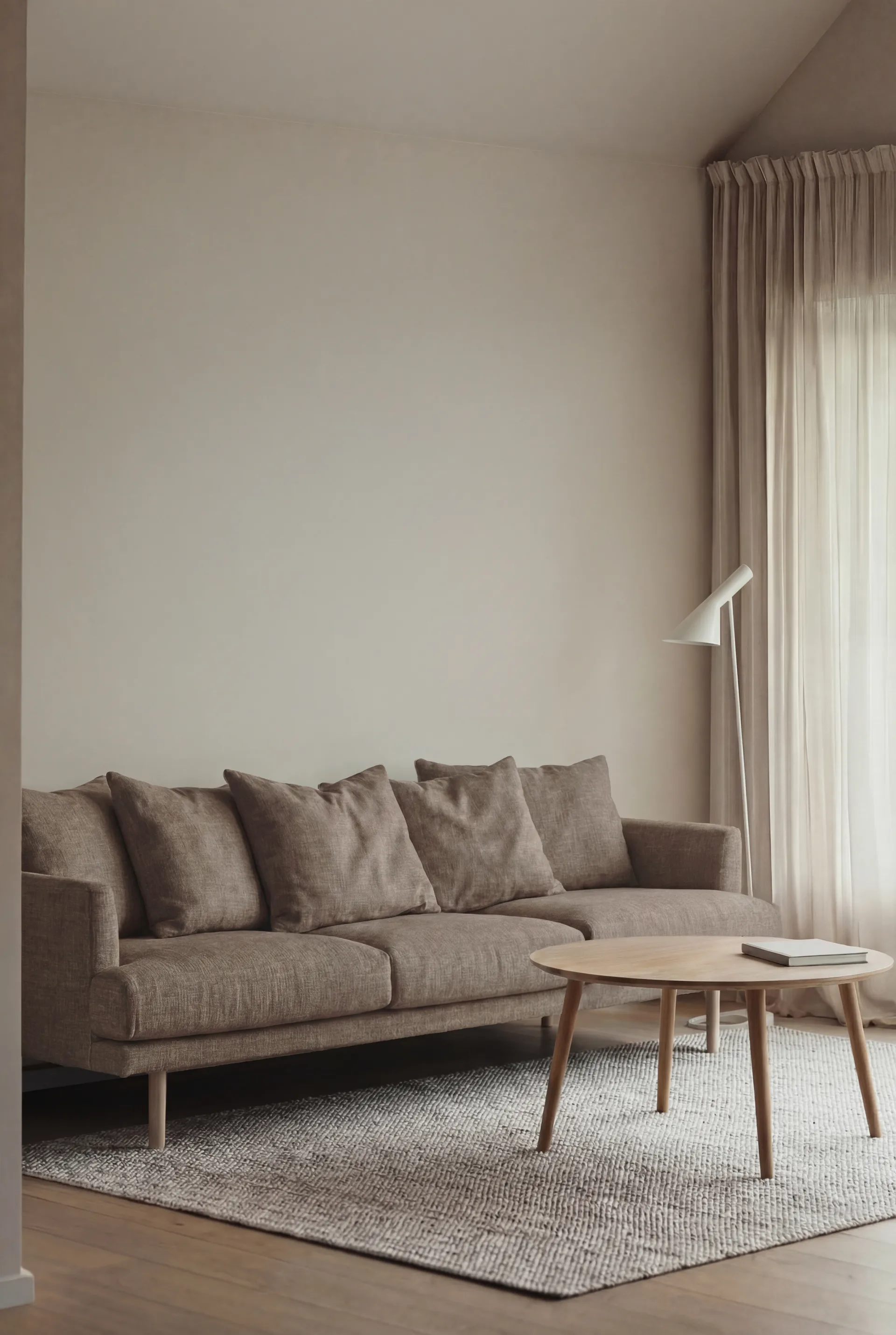 Sjövik soffa, Same Mole 6674-vitoljad ek, 3,5-sits 1898