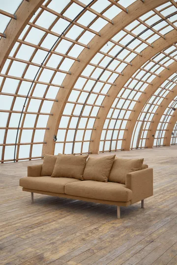 Sjövik soffa - Same Ochre 6676-vitoljad ek, 3-sits - 1898