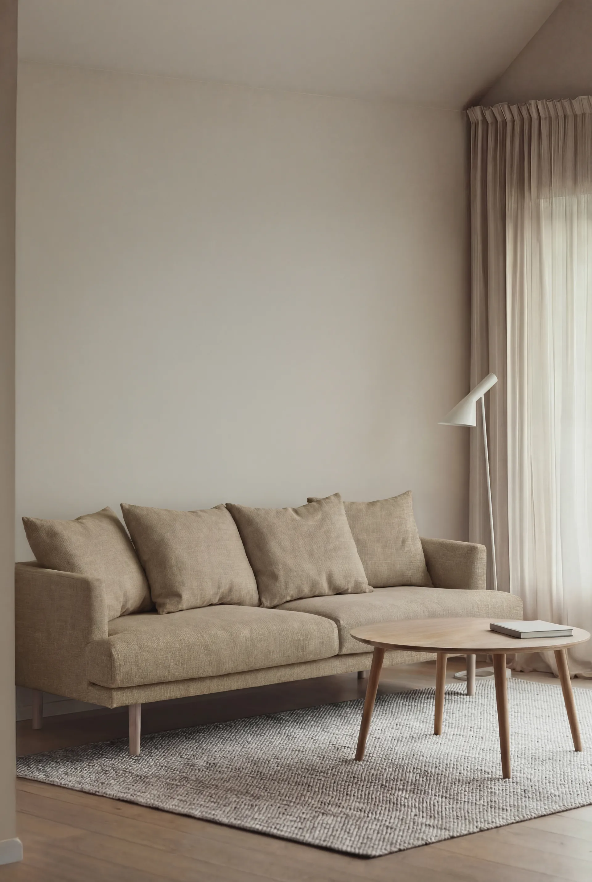 Sjövik soffa, Same Sand 6672-vitoljad ek, 3-sits 1898