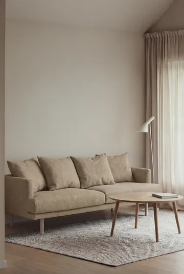 Sjövik soffa - Same Sand 6672-vitoljad ek, 3-sits - 1898