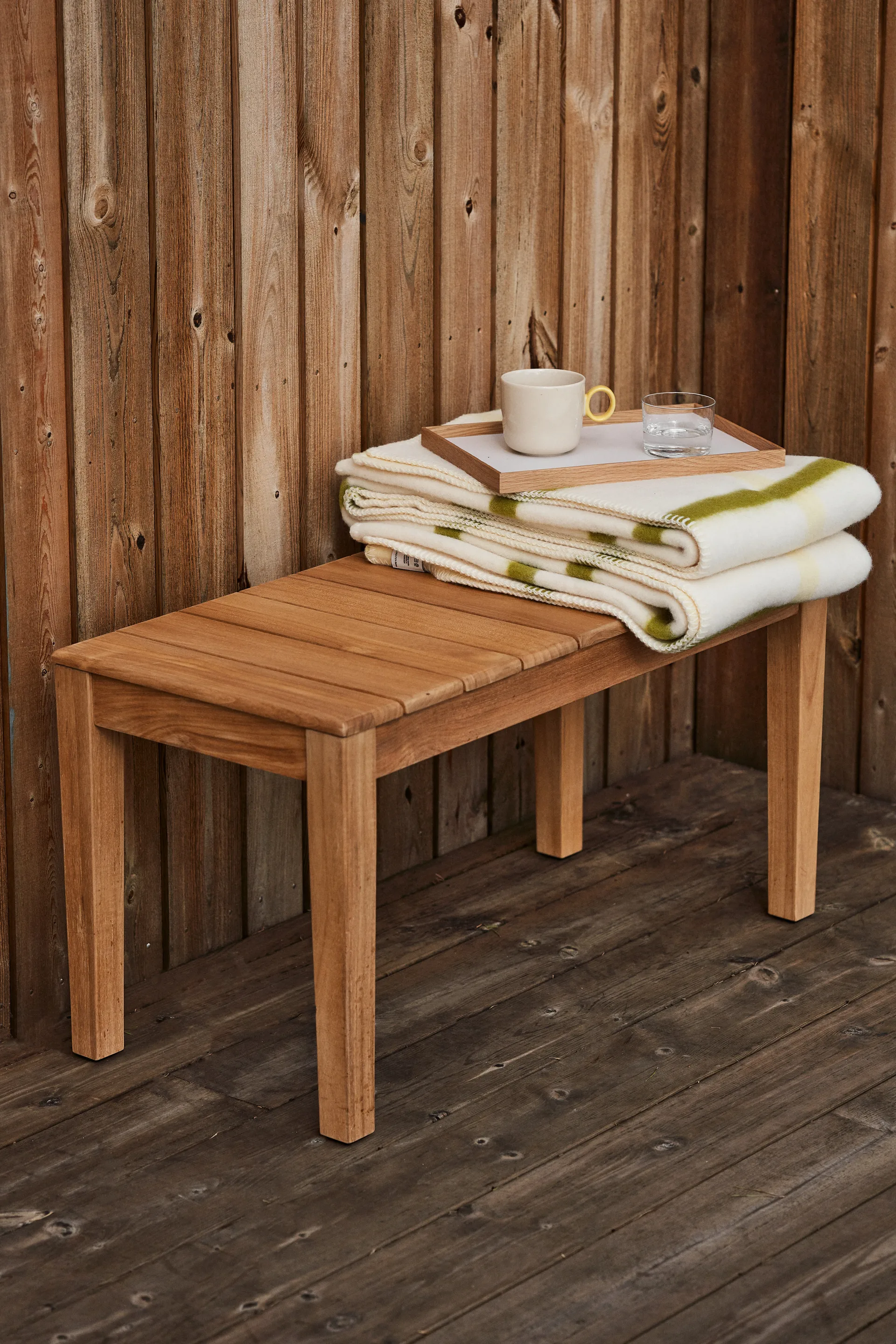 Sköndal bänk 85x40x45 cm, Teak 1898