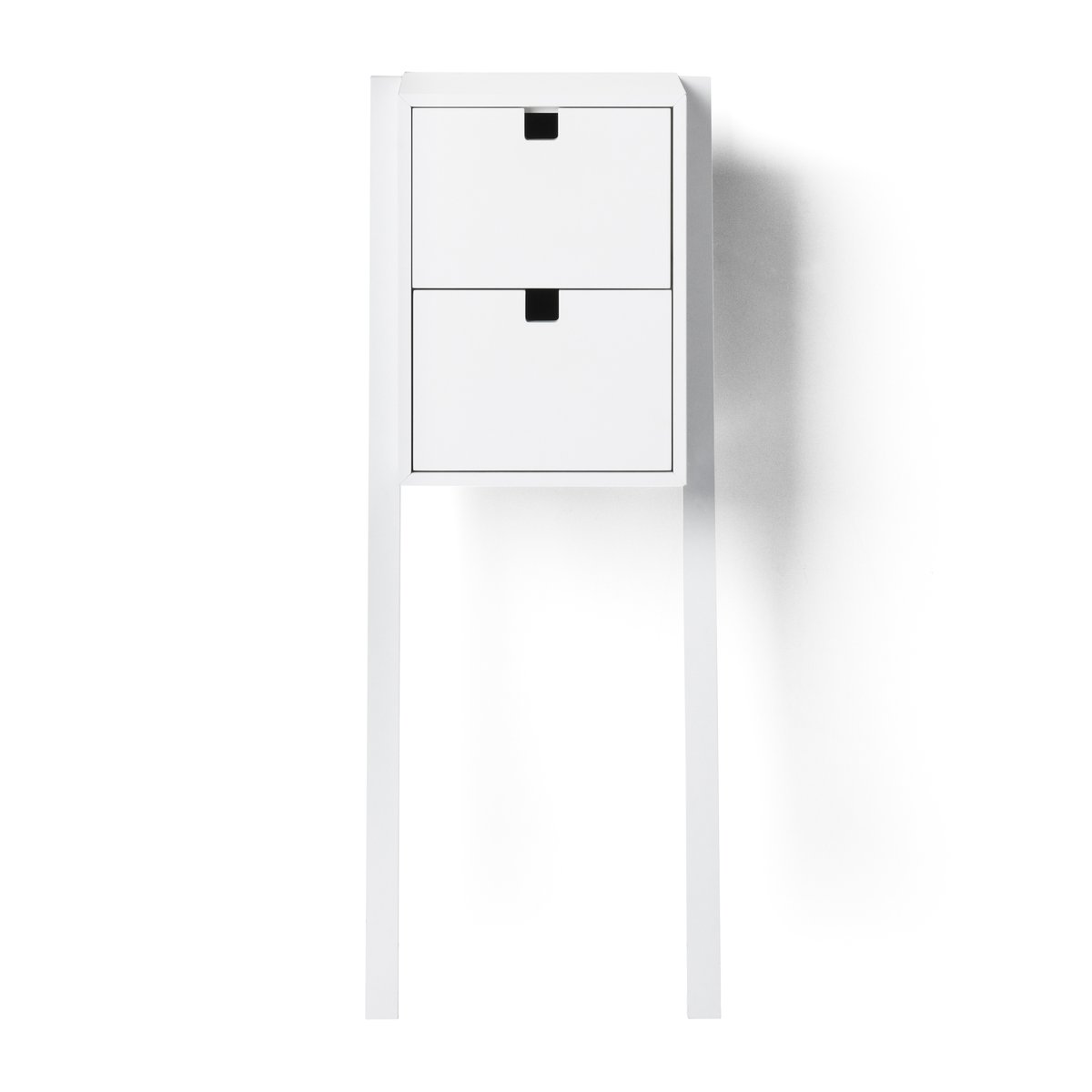 1898 Square säng- och hallhylla Vit | Skandinavisk Design | Sängbord | Vit