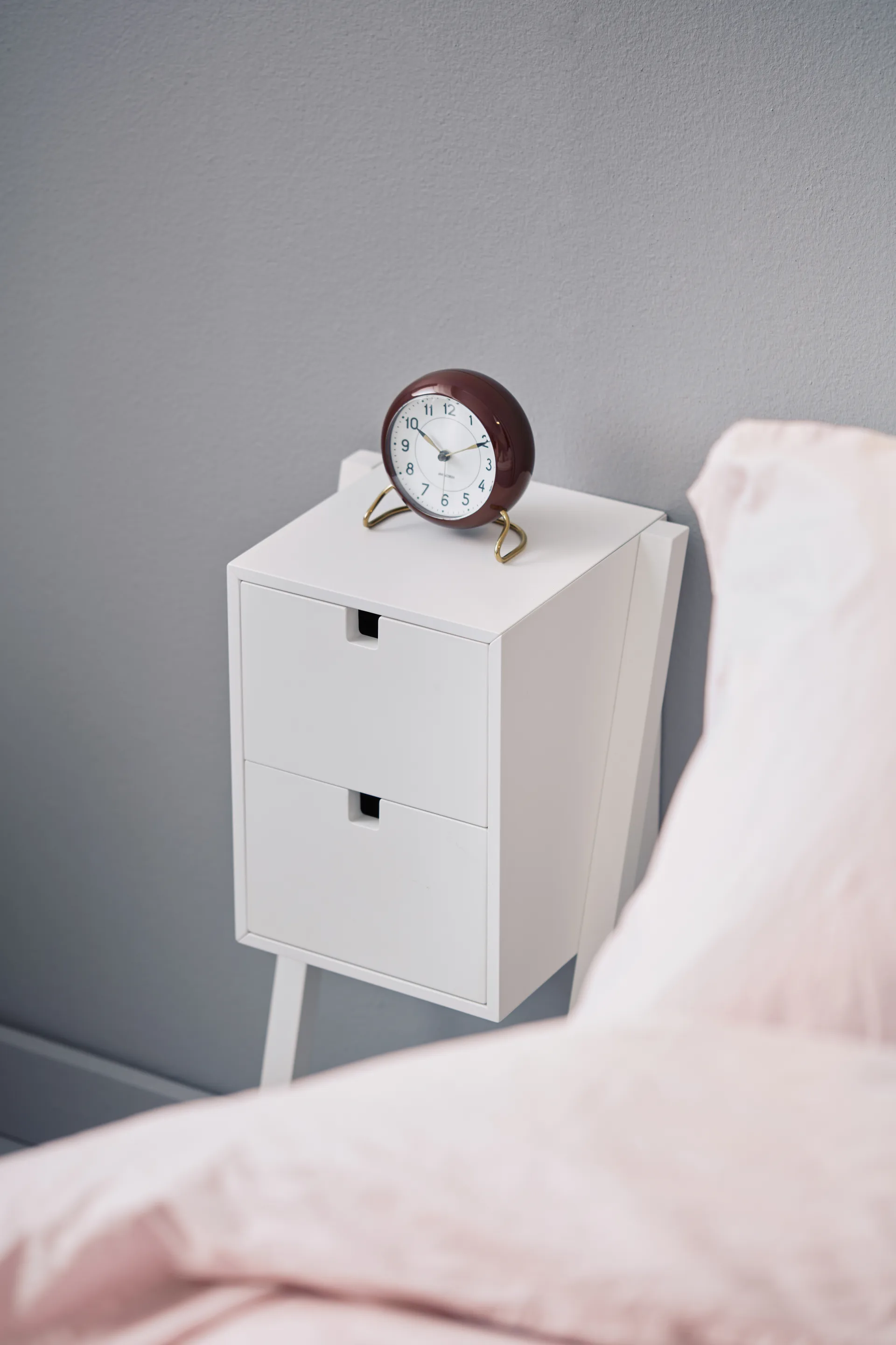 Square säng- och hallhylla, Vit 1898