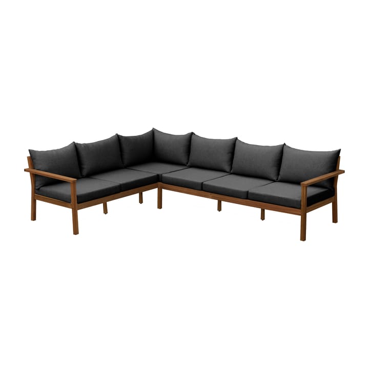 Stockaryd hörnsoffa teak/dark grey - undefined - 1898