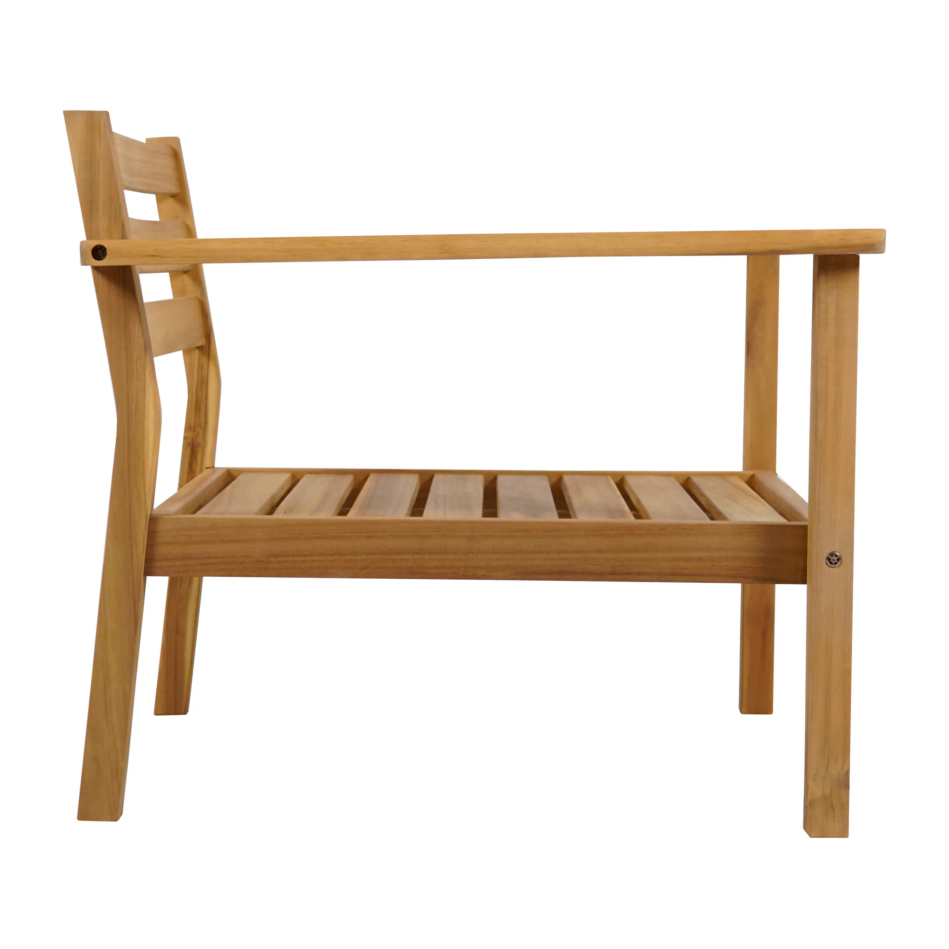 Stockaryd loungefåtölj teak/beige,  1898