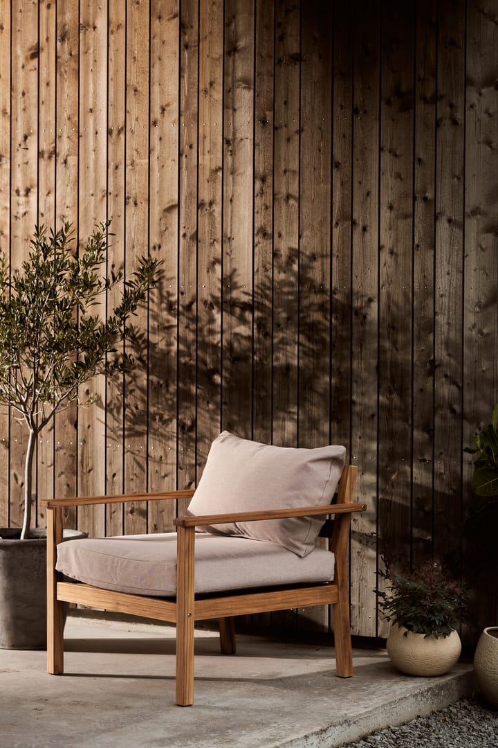 Stockaryd loungefåtölj teak/beige 1898