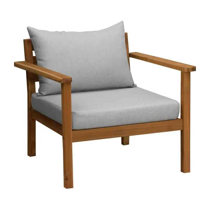 Stockaryd loungefåtölj teak/light grey - 1898