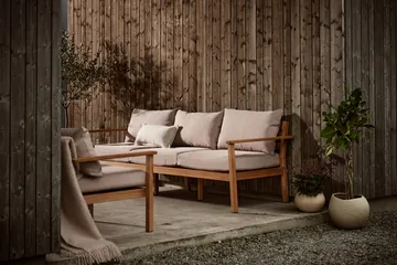 Stockaryd soffa 3-sits teak/beige - 1898